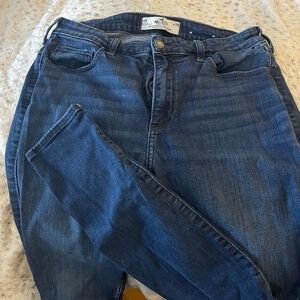 Hollister Dark Blue Skinny Jeans for Women
